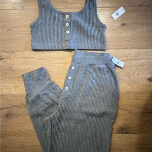 Old Navy Waffle Lounge Set